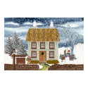 Winter Thatched Cottage posters by irishcountry Winter Thatched Cottage posters