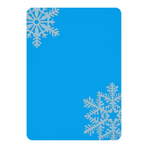 Winter Theme Baby Shower Invite