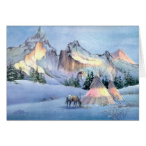 WINTER TIPI CAMP by SHARON SHARPE cards