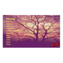 Winter Tree Business Cards