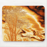 Winter Tree in Molten Gold Mouse Pad Winter Tree in Molten Gold Mouse Pad
