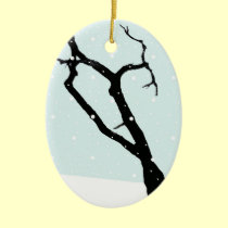 Winter Tree Ornament ornaments