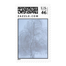 Winter Tree Scene Stamps