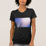 Winter Trees & A Cold Sun Seasonal Nature Art Tshirt