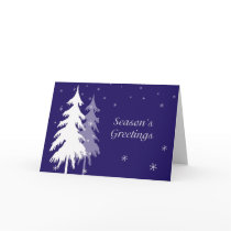 Winter Trees Greetings cards