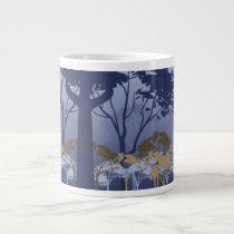 Winter Trees with Fog mugs
