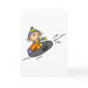 Winter Tubing cards by stick_figures Winter Tubing cards