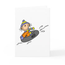 Winter Tubing cards by stick_figures Winter Tubing cards