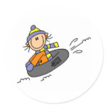 Winter Tubing stickers