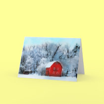 Winter twilight ,Holiday  Cards