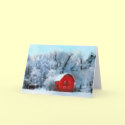 Winter twilight ,Holiday  Cards