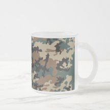 Winter Verdant Camo Frosted Coffee Mug
