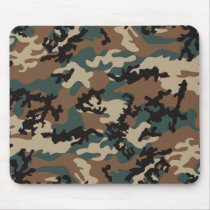 Winter Verdant Camo Mousepad