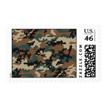 Winter Verdant Camo Postage Stamps