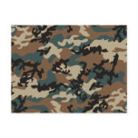 Winter Verdant Camo Postcard
