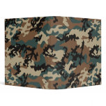 Winter Verdant Camo School Binder