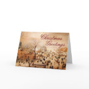 Winter ~ Vintage Christmas card