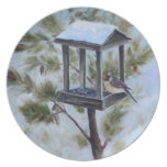 Winter Visitor Plate