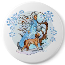Winter Walk Button by geo_barr Winter Walk Button
