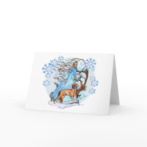 Winter Walk Greeting Card