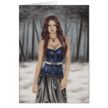 Winter Walk Greeting Card cards