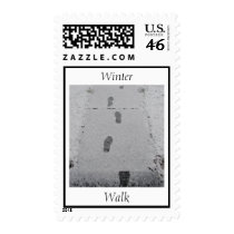 Winter Walk postage by meia7214N Winter Walk postage