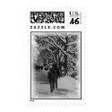 winter walk stamp