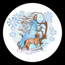 Winter Walk Sticker
