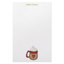 Winter Warmth · Cocoa Brown Mug stationery by CSCountryCuties Winter Warmth · Cocoa Brown Mug stationery