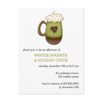 Winter Warmth · Cocoa Green Mug postcards by CSCountryCuties Winter Warmth · Cocoa Green Mug postcards