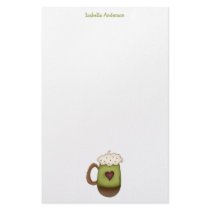 Winter Warmth · Cocoa Green Mug stationery by CSCountryCuties Winter Warmth · Cocoa Green Mug stationery