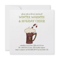 Winter Warmth · Cocoa Red Mug invitations