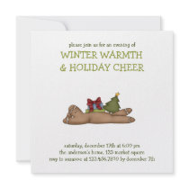 Winter Warmth · Gingerbread & Gifts invitations