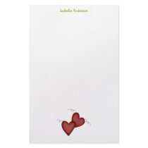 Winter Warmth · Hearts stationery by CSCountryCuties Winter Warmth · Hearts stationery