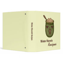 Winter Warmth · Ice Cream Bowl 3 Ring Binder