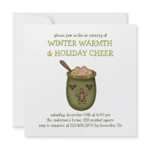 Winter Warmth · Ice Cream Bowl invitations