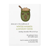 Winter Warmth · Ice Cream Bowl Postcard