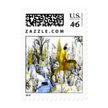 Winter Warrior Postage Stamps
