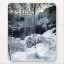 Winter Waterfall, Mouse Pad mousepads by MoonArtandDesigns Winter Waterfall, Mouse Pad mousepads
