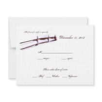 Winter Wedding Beautiful Response Personalized Invite