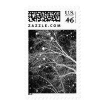Winter Wedding Christmas Wedding Holiday Stamp