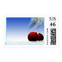 Winter Wedding Custom Postage Stamp