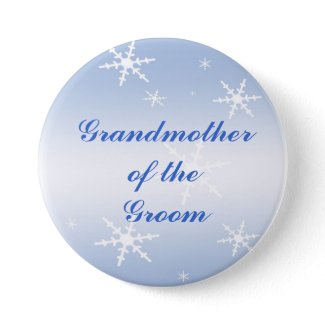 Winter Wedding Grandmother of the Groom Pin