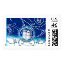 Winter Wedding Holiday Postage Stamp by TDSwhite Winter Wedding Holiday Postage Stamp