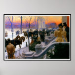 Winter Wedding In Washington Square Poster