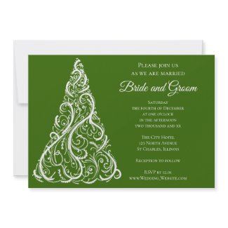 Winter Wedding Invitation invitation