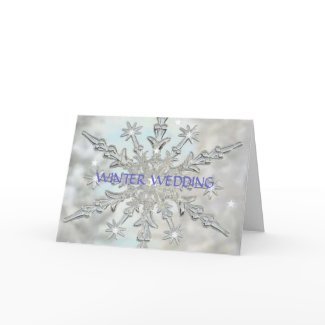 Winter Wedding Invitation card