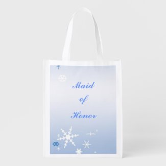 Winter Wedding Maid of Honor Tote