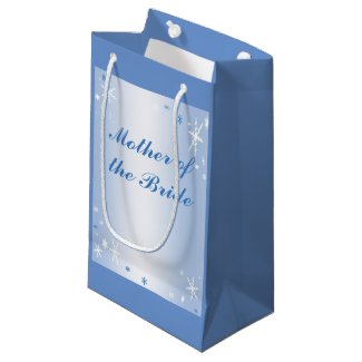 Winter Wedding Mother of the Bride Gift Bag Small Gift Bag