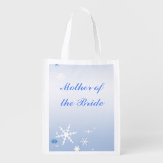 Winter Wedding Mother of the Bride Tote Market Tote